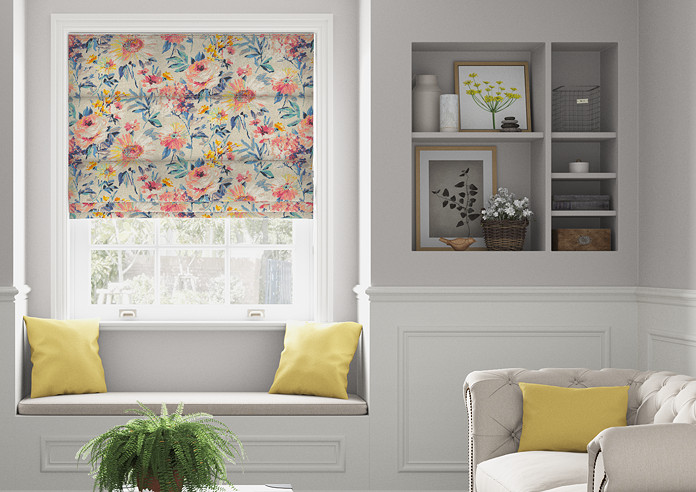 Capri, Ecru - Roman Blind - Image 3